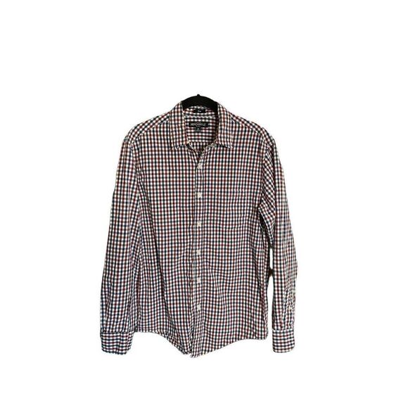 J.Crew mercantile, men’s slim fit checkered button front shirt, med - Picture 1 of 4